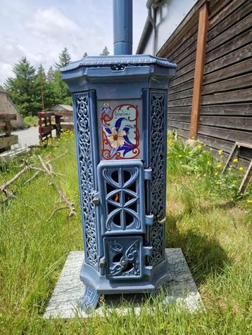 Poêle à bois Godin "belle époque" 3736 beschikbaar voor biedingen