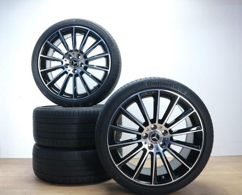 Mercedes C-klasse 19 inch Amg velgen w205 s205 + zomerbanden, Auto-onderdelen, Banden en Velgen, Velg(en), Zomerbanden, 19 inch