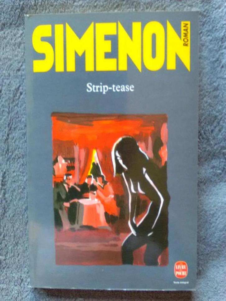 „Striptease” Simenon (1999), Boeken, Detectives, Zo goed als nieuw, Ophalen of Verzenden
