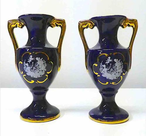 porseleinen vaas vazen blauw, Antiek en Kunst, Antiek | Vazen, Ophalen