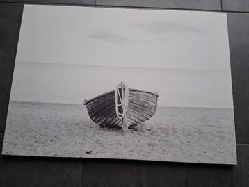  Canvas  50x70 boot op strand beschikbaar voor biedingen
