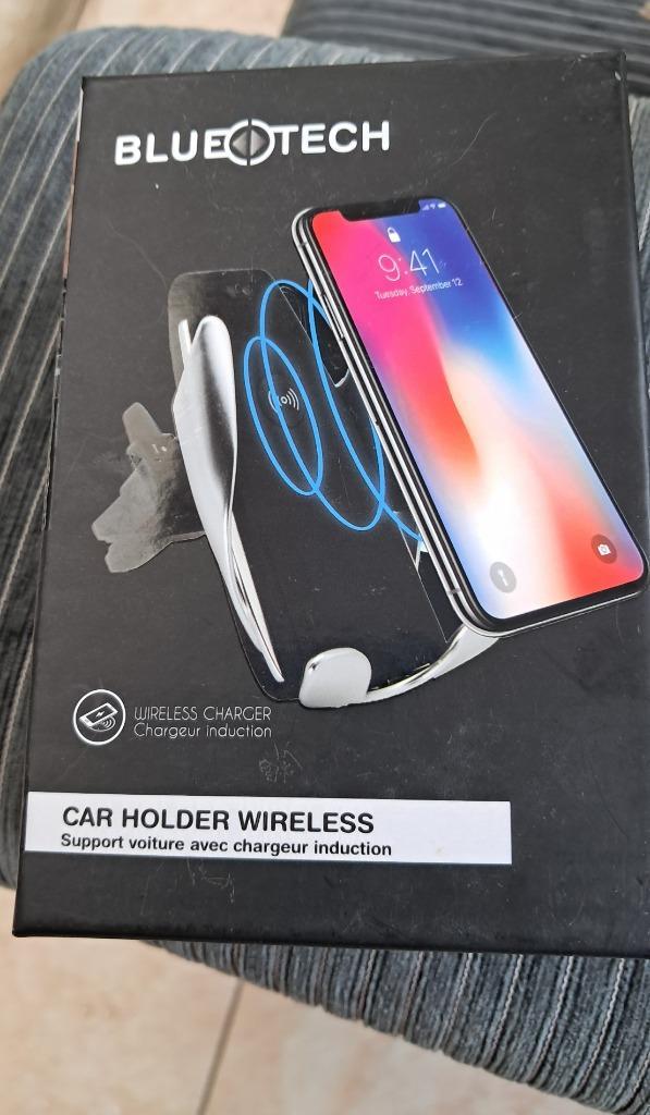 Wirless smartphone houder en lader voor auto, Telecommunicatie, Telefoonhouders, Nieuw, Auto, Ophalen of Verzenden