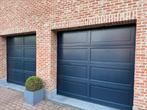 Porte de garage 2 pièces en bois dur, Bricolage & Construction, Fenêtres & Moustiquaires, Comme neuf, Enlèvement ou Envoi
