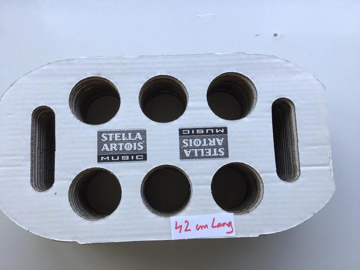 14 draagtrays in karton van Stella Artois en meer, Verzamelen, Biermerken, Nieuw, Stella Artois, Ophalen of Verzenden