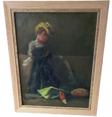 Lilian Adcock (1944) "poppen".  beschikbaar voor biedingen