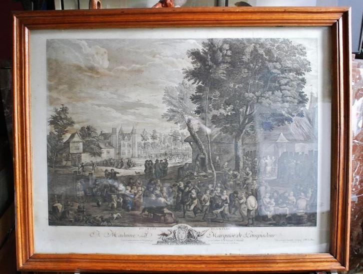 3 Oude gravures , zie foto's en afmetingen !!, Antiek en Kunst, Kunst | Etsen en Gravures, Ophalen