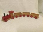 Vintage Houten trein +- 1950, Antiek en Kunst, Ophalen of Verzenden