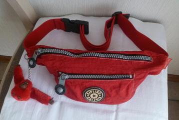 Kipling bananentas 2 zakken met ritssluiting + aap beschikbaar voor biedingen