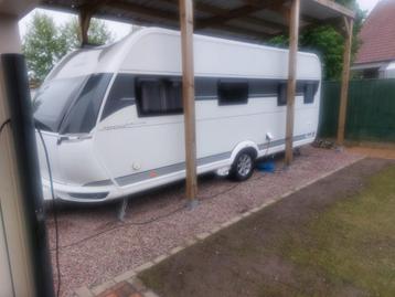 caravan, Caravans en Kamperen, Vast bed, Rondzit, Hobby, Koelkast