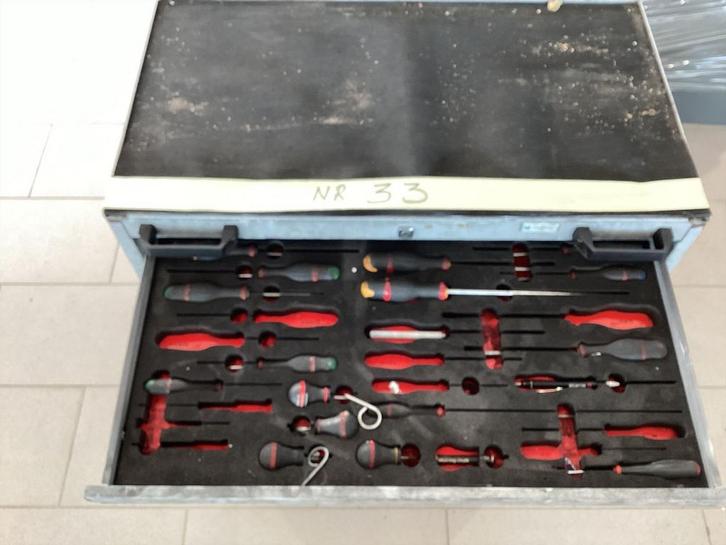Gereedschapswagen  met facom gereedschap, Auto diversen, Autogereedschap, Gebruikt, Ophalen of Verzenden