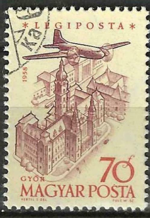 Hongarije 1958/1959 - Yvert 215PA - Zicht op Steden (ST), Postzegels en Munten, Postzegels | Europa | Hongarije, Gestempeld, Verzenden