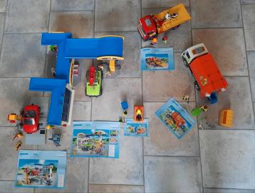 Te koop: Playmobil autogarage, tankstation en toebehoren ⛽️ 