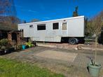 Woonwagen met papieren Oplegger tiny house caravan werfkeet, Caravans en Kamperen, Ophalen of Verzenden, Zo goed als nieuw