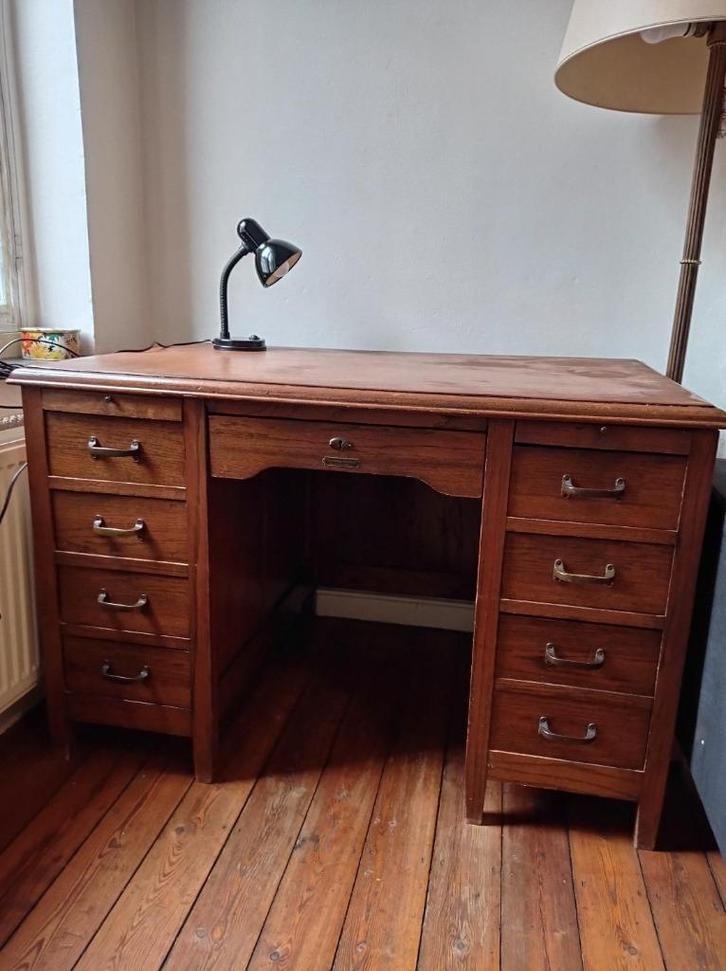 Bureau ministre vintage, Huis en Inrichting, Bureaus, Gebruikt, Bureau, Ophalen