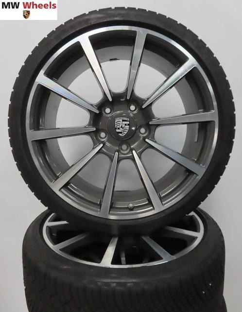 Porsche 20 inch Origineel 911 991 4S velgen met winterbanden, Auto-onderdelen, Banden en Velgen, Banden en Velgen, Winterbanden