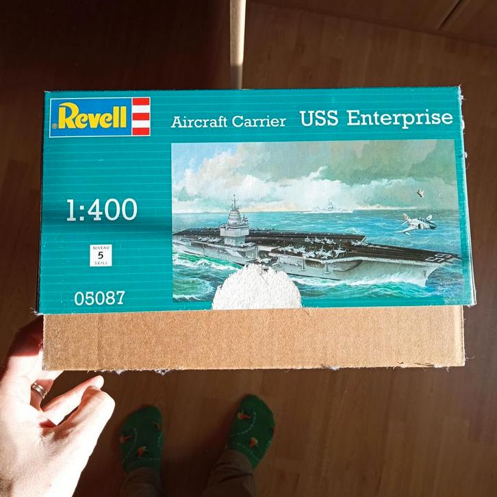 USS enterprise Revell model schaal 1/400, Hobby en Vrije tijd, Modelbouw | Boten en Schepen, Revell, Ophalen
