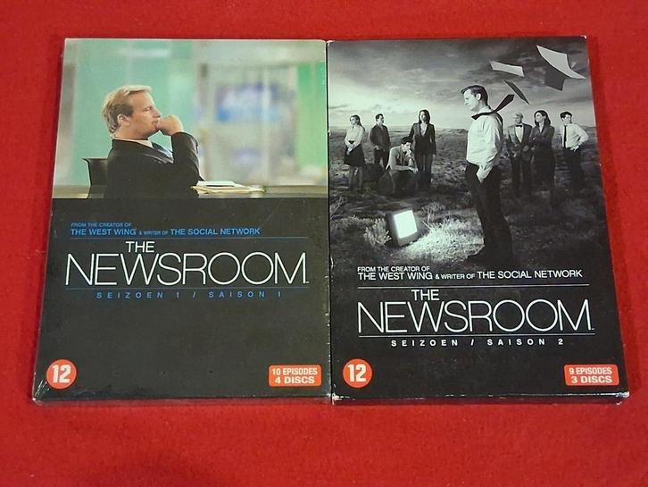 The Newsroom seizoen 1 en 2 op dvd, Cd's en Dvd's, Dvd's | Tv en Series, Nieuw in verpakking, Drama, Boxset, Vanaf 12 jaar, Ophalen of Verzenden
