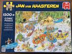 Puzzel Jumbo 1500 Jan Van Haasteren Wild water raften, Ophalen of Verzenden, 500 t/m 1500 stukjes, Gebruikt, Legpuzzel