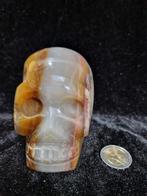 Magnifique Crâne en Agate (Agate Fleurie?) de 885 g ! !, Enlèvement ou Envoi, Minéral