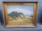 Huile sur toile les dunes signe de beckers, Antiek en Kunst, Ophalen of Verzenden