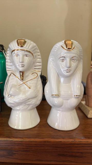 Figurines égyptiennes émail/dorés beschikbaar voor biedingen