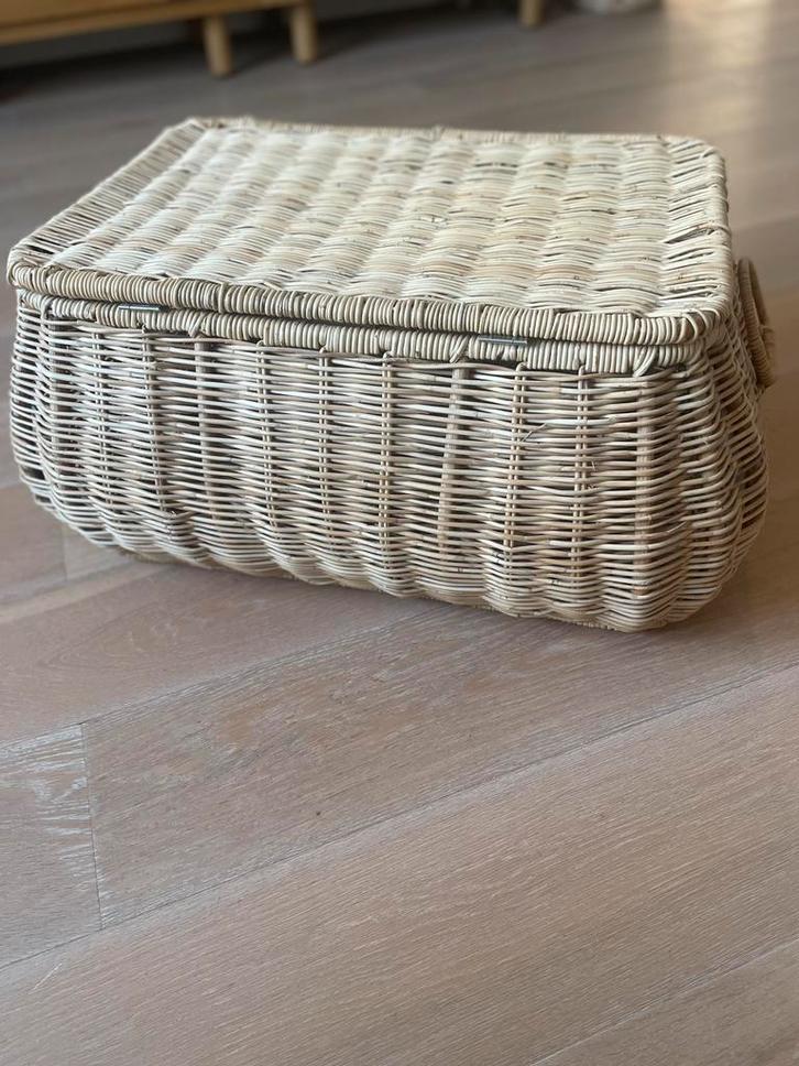 Coffre à jouets en osier, Kinderen en Baby's, Kinderkamer | Inrichting en Decoratie, Gebruikt, Ophalen