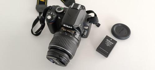 Nikon reflex camera D60 + NIkon lens AF-S DX 18-55mm, TV, Hi-fi & Vidéo, Appareils photo analogiques, Utilisé, Reflex miroir, Nikon