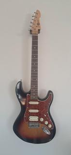 Elektrische gitaar - Gear4Music LA Select HSS Tobacco Burst, Muziek en Instrumenten, Ophalen, Gebruikt, Solid body