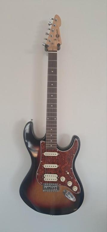 Elektrische gitaar - Gear4Music LA Select HSS Tobacco Burst beschikbaar voor biedingen