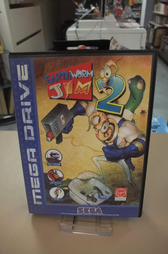 earthworm jim 2 mega drive, Consoles de jeu & Jeux vidéo, Jeux | Sega, Utilisé, Mega Drive, Plateforme, 1 joueur, À partir de 12 ans