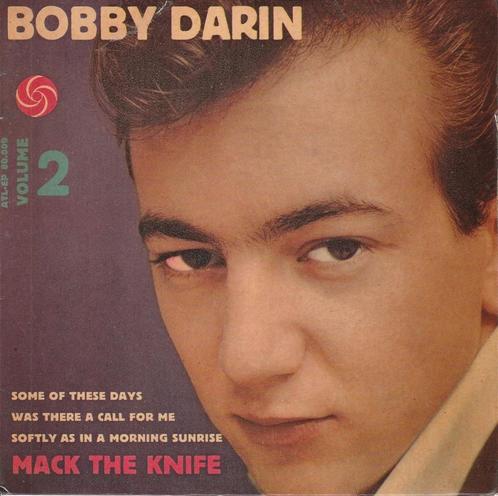 Bobby Darin - Mack the knife + 3 andere - %, Cd's en Dvd's, Vinyl Singles, Zo goed als nieuw, EP, Pop, 7 inch, Verzenden