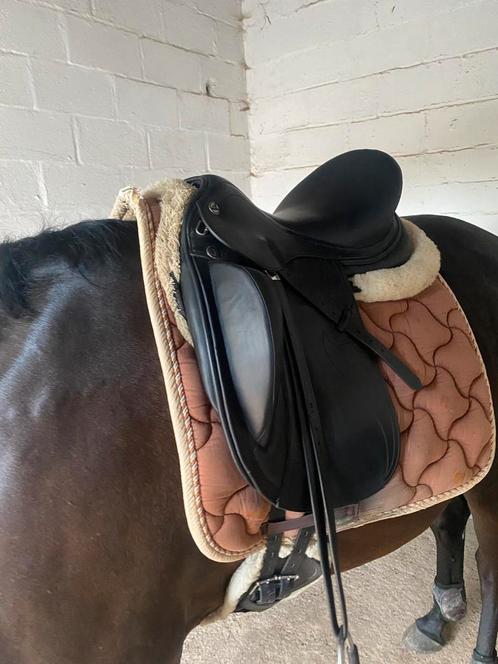 Prestige dressuurzadel X optimax k en Philippe fontaine, Dieren en Toebehoren, Paarden en Pony's | Zadels, Zo goed als nieuw, Ophalen