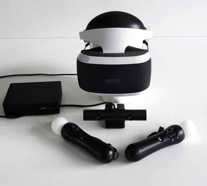 PS4 VR Bundel + 2 x Motion Move Controllers €169,95 EUR, Games en Spelcomputers, Games | Sony PlayStation 4, Zo goed als nieuw