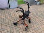 ❤️❤️zeer lichte Rollator met 1 rem en wandelstokhouder vouwt, Divers, Déambulateurs, Enlèvement, Utilisé