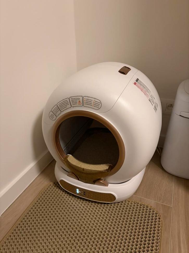 Viervoeter Automatische kattenbak, nieuw model, Dieren en Toebehoren, Kattenbakken, Zo goed als nieuw, Ophalen