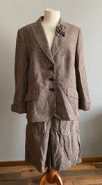 Bruin geruite co-ord setje Basler maat 44, Kleding | Dames, Kostuum of Pak, Bruin, Verzenden, Zo goed als nieuw