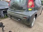Achterbumper van een Peugeot 107 (KTA), Auto-onderdelen, 3 maanden garantie, Gebruikt, Peugeot, Bumper