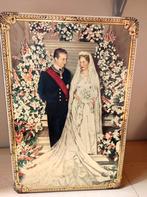 Oude blikken doos Huwelijk Albert & Paola, Verzamelen, Ophalen of Verzenden