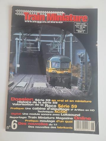 Train miniature magazine juillet août 2000, Enlèvement ou Envoi, Utilisé, Train, Livre ou Revue