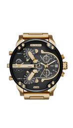 Diesel Mr. Daddy in originele doos., Handtassen en Accessoires, Horloges | Heren, Staal, Staal, Polshorloge, Ophalen of Verzenden