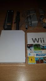 Nintendo Wii met alle kabels, (zonder controller), Ophalen of Verzenden, Gebruikt, Zonder controller