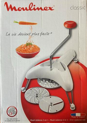 Groetensnijder en -rasp Moulinex nieuw beschikbaar voor biedingen