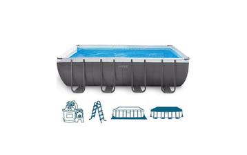 Zwembad Intex Ultra XTR Frame 549x274x132 in nieuwstaat, Comme neuf, Enlèvement, Rectangulaire, 400 cm ou plus
