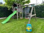 Schommel Jungle Gym Cottage 2-Swing + Mini Picnic Module, Kinderen en Baby's, Speelgoed | Buiten | Speeltoestellen, Glijbaan, Gebruikt