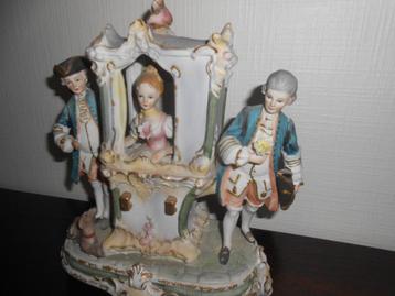 2 figurines en biscuit, Enlèvement, Comme neuf