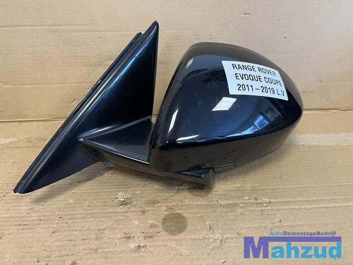 Range Rover Evoque coupe L538 Zwart Links spiegel 2012-2019, Auto-onderdelen, Spiegels, Land Rover, Gebruikt
