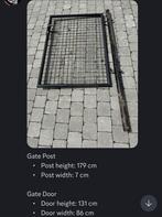 Tuinpoort met paal, Ophalen, Gebruikt