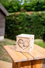 Wedding kaartjesbox/ enveloppedoos trouw, Hobby en Vrije tijd, Feestartikelen, Ophalen, Nieuw, Versiering