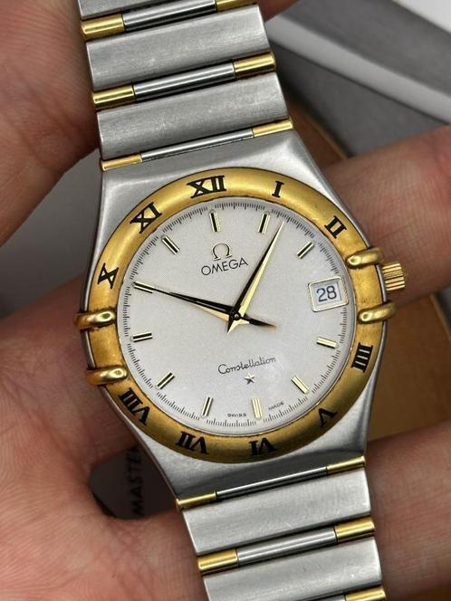 Omega Constellation Manhattan, Bijoux, Sacs & Beauté, Montres | Hommes, Comme neuf, Montre-bracelet, Omega, Or, Or, Enlèvement ou Envoi