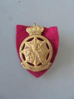 insigne Belgisch Leger 1e reg jagers te voet, Verzamelen, Militaria | Algemeen, Verzenden, Overige soorten, Embleem of Badge